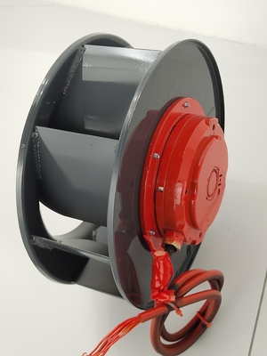 fan centrífuga posterior 0.30kW con el impeledor corto de Ring AL Alloy de la entrada