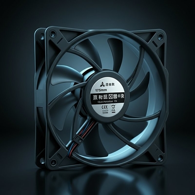 Potencia de la hoja 175 mm 102W Resistencia a altas temperaturas de 60°C EC Ventilador axial