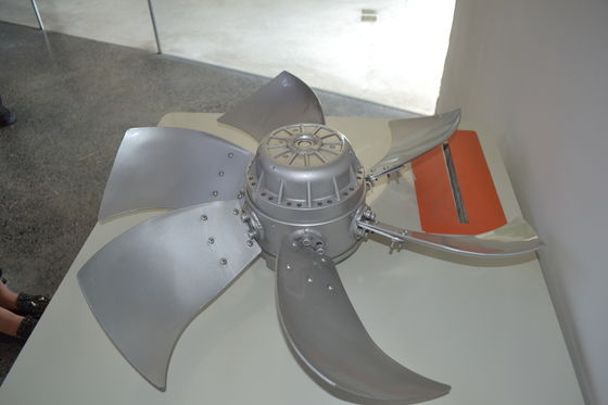 fan de flujo axial externa del rotor de la cuchilla de la aleación de aluminio de 560m m para la ventilación de extractor