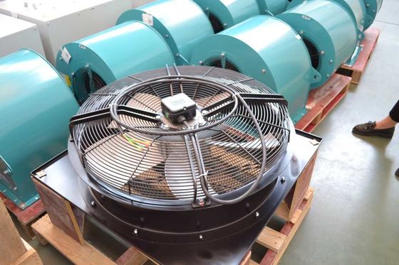 cuchillas axiales trifásica de la fan de ventilación de 850rpm seis poste 560m m