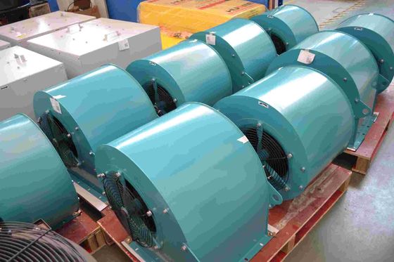 Fan centrífuga 4 de la entrada doble trifásica de poste 1160 RPM con la cuchilla galvanizada 225m m