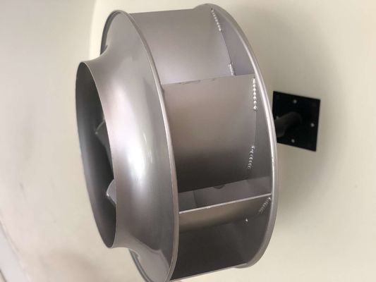 Monofásico 4 poste fan centrífuga posterior 1215 RPM de 450 milímetros para la producción de electricidad del viento