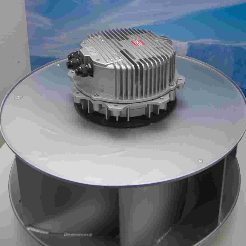 Peso 1,4 kg hoja 190 mm EC Centrífugo ventilador de refrigeración del rotor externo ventilador de ventilación